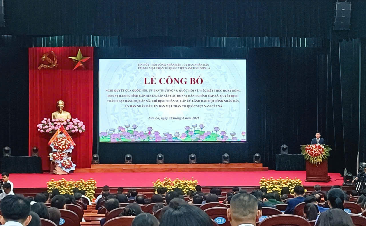 Sơn La công bố chính quyền địa phương 2 cấp