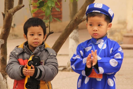 Trường mầm non Baby Garden – Maple mang Tết ấm tới Miêu Nha