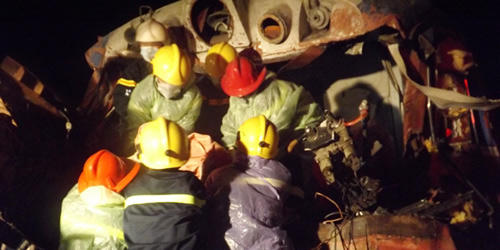 Tai nạn kinh hoàng tại Quảng Trị: Tàu hỏa đâm đứt đôi xe tải