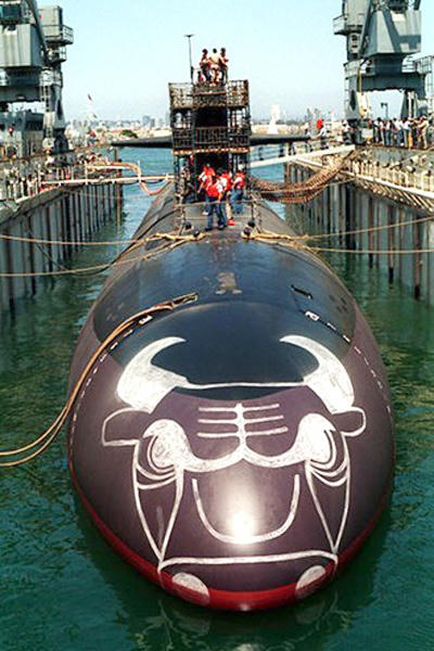 Ngắm tàu ngầm hạt nhân Mỹ vừa ghé căn cứ chiến lược Subic