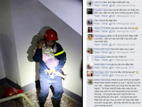 Gặp cảnh sát trèo 17 tầng cứu cháu bé 2 tuổi