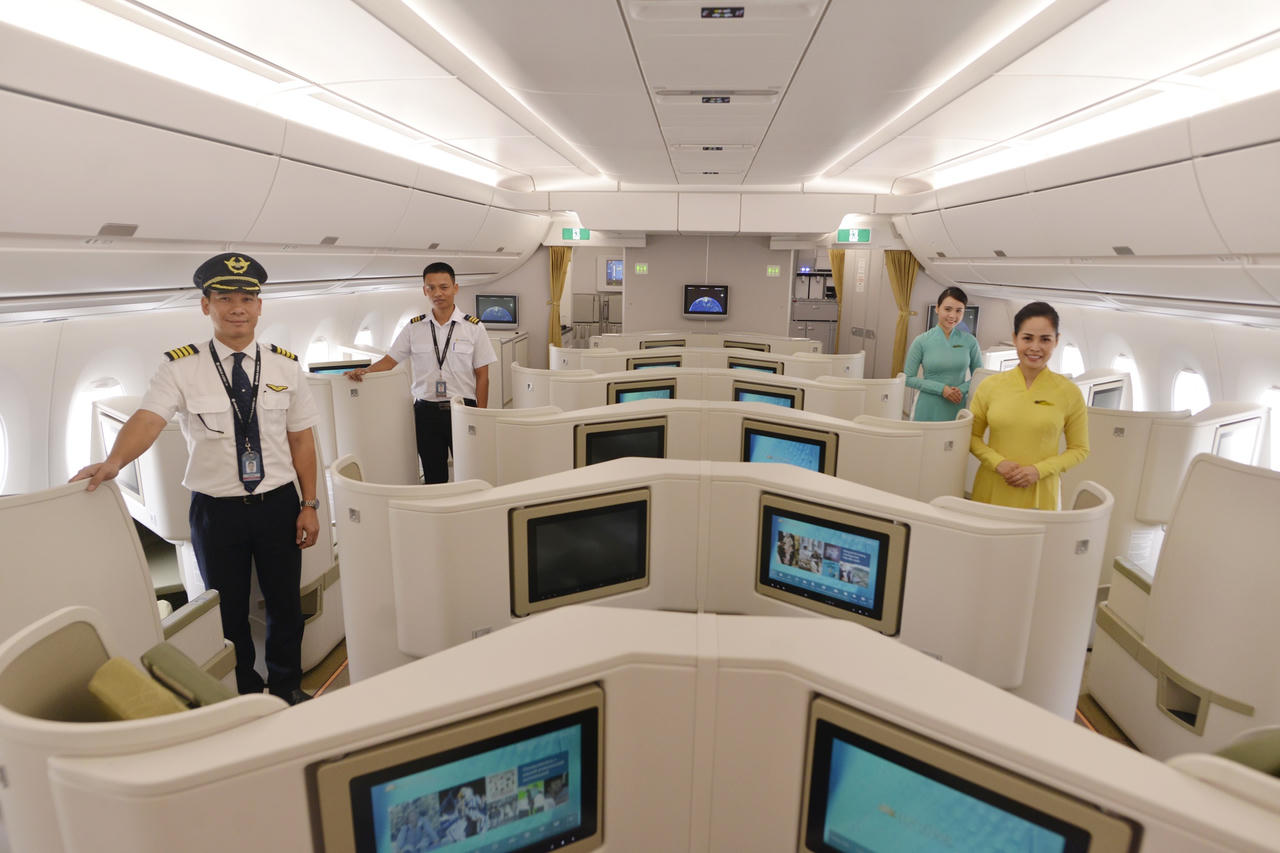 9 điểm đặc biệt về đội bay A350 mới “đập hộp” của Vietnam Airlines