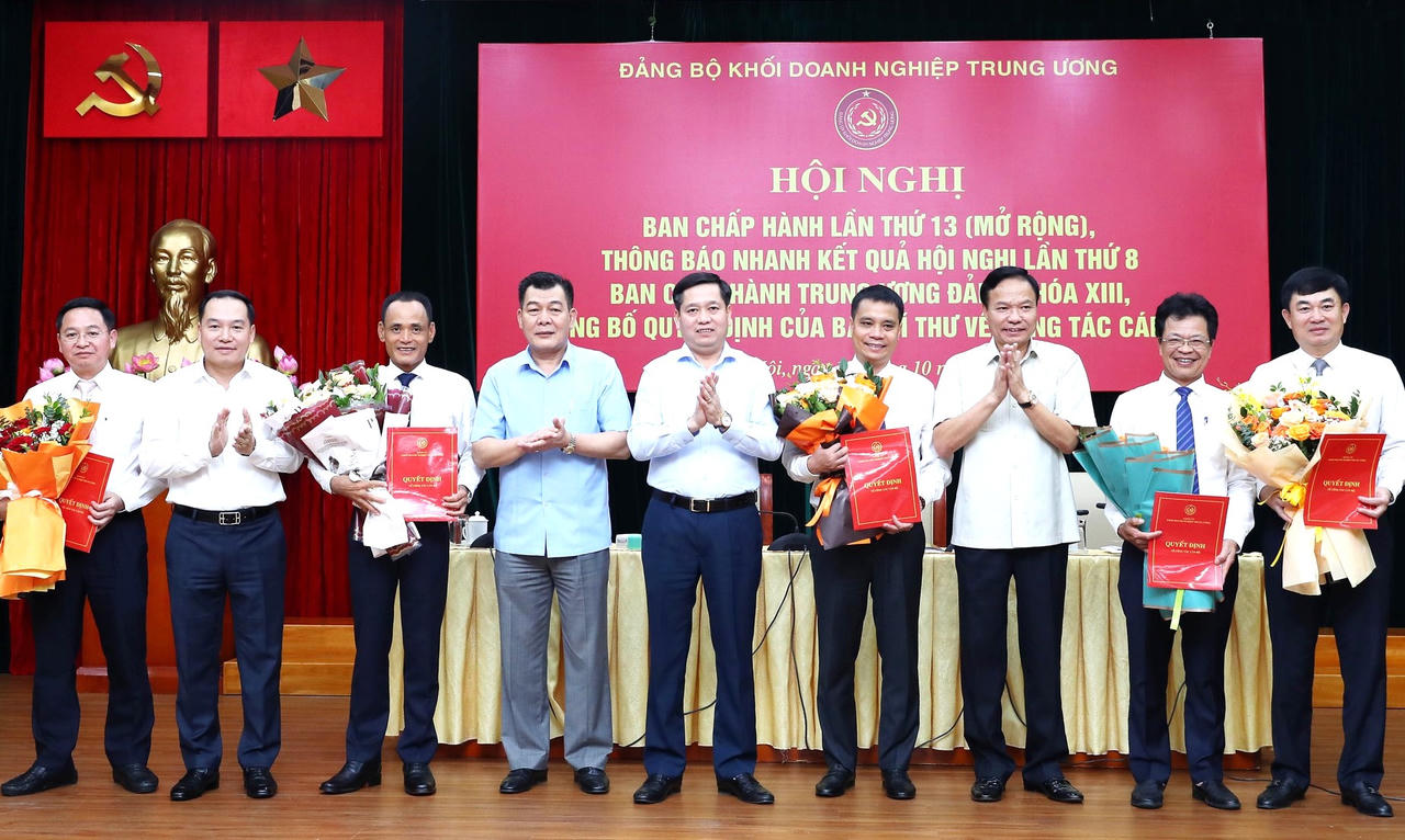 5 lãnh đạo Tập đoàn, Tổng công ty tham gia BCH Đảng bộ Khối Doanh nghiệp TW