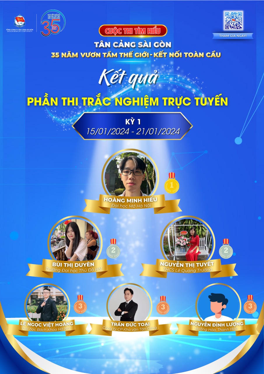 Tân cảng Sài Gòn tổ chức thi tìm hiểu 35 năm vươn tầm thế giới - kết nối toàn cầu