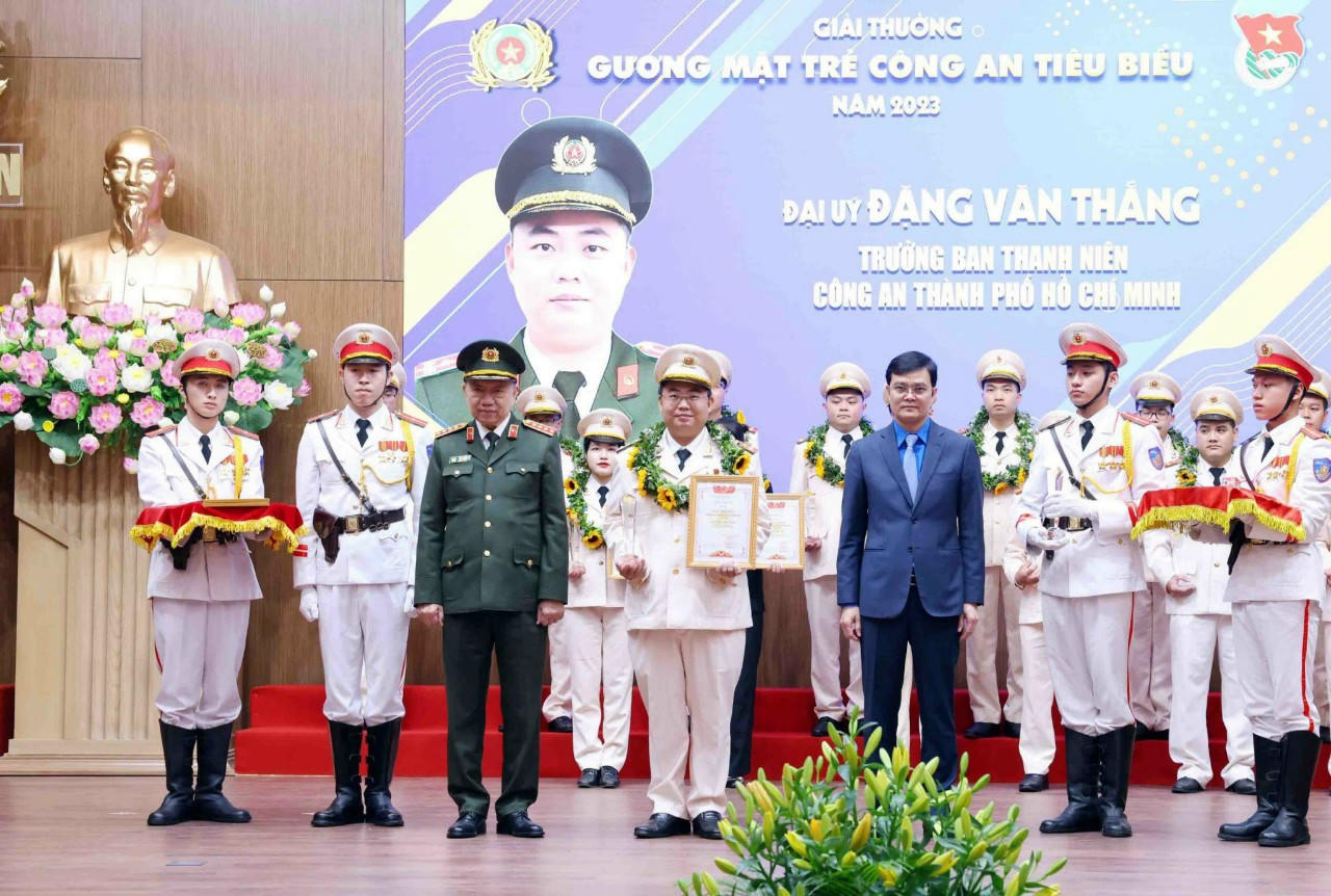 Bộ công an tuyên dương 20 “Gương mặt trẻ Công an tiêu biểu”