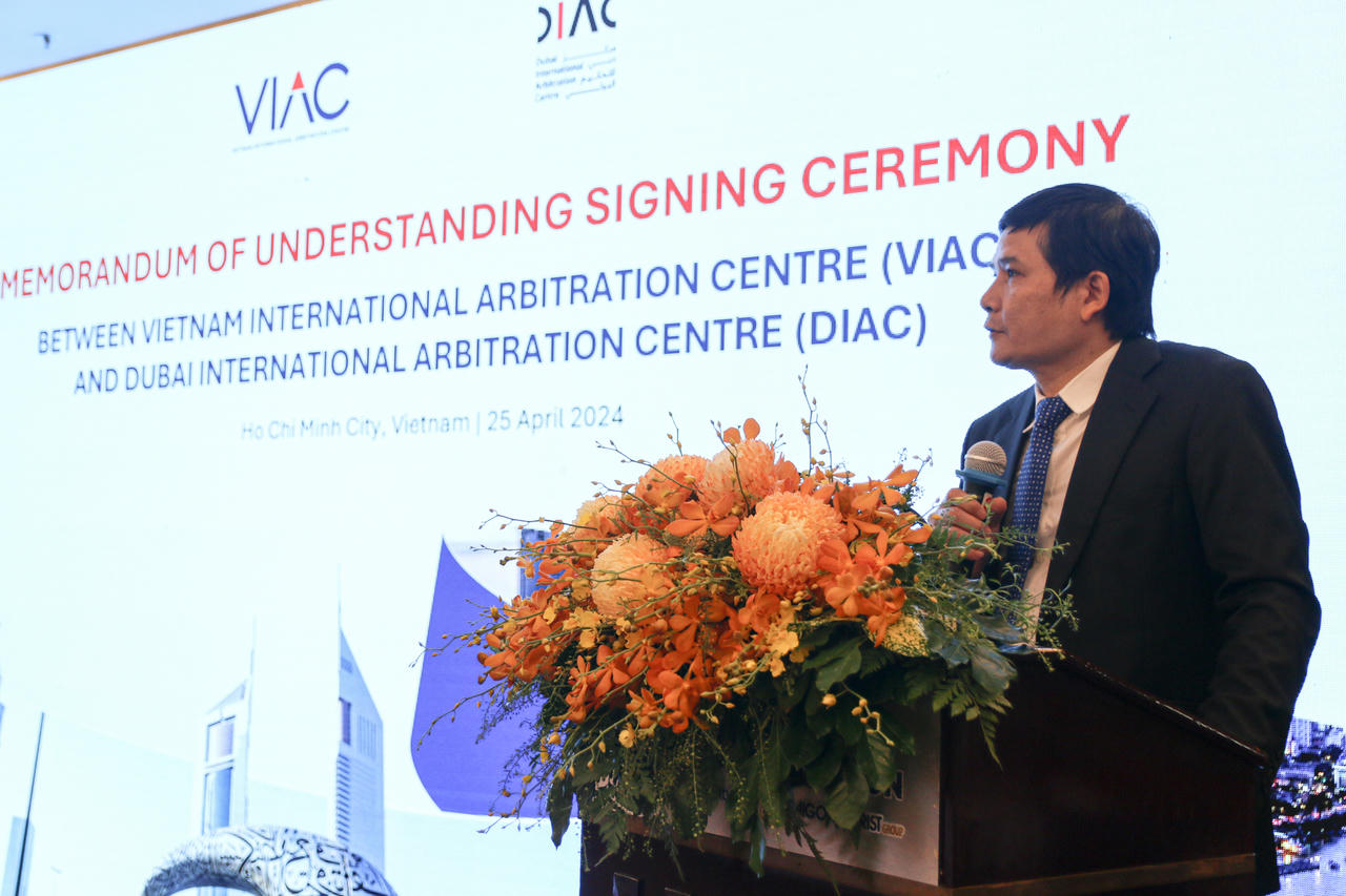 Trung tâm Trọng tài Quốc tế Việt Nam và Dubai ký Biên bản ghi nhớ hợp tác