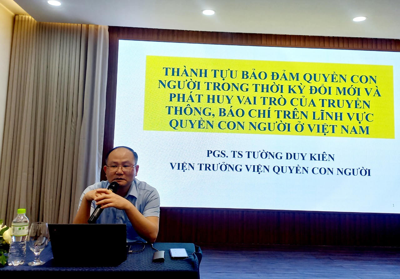 Phát huy vai trò của truyền thông, báo chí trên lĩnh vực quyền con người 