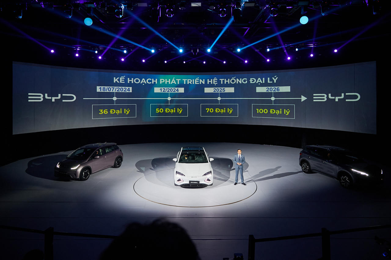 BYD gia nhập thị trường xe năng lượng mới tại Việt Nam