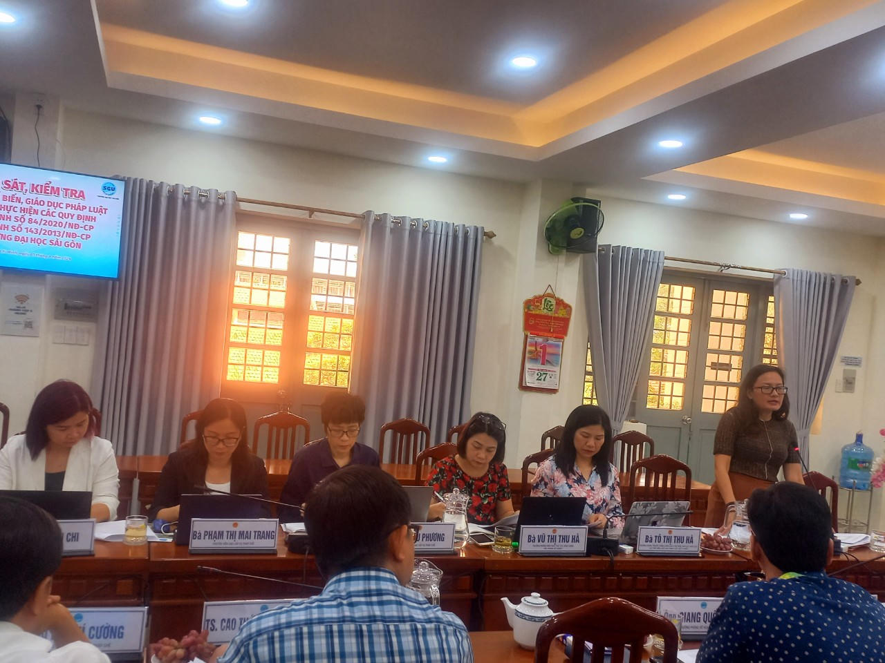 Tăng cường công tác kiểm tra, áp dụng các kiến thức pháp luật vào thực tế