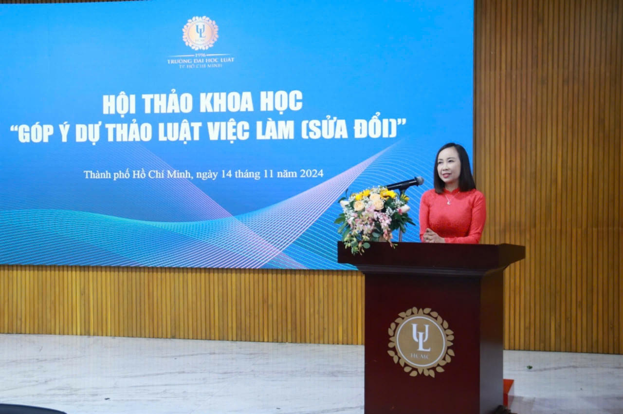 Trường Đại học Luật TP HCM tổ chức góp ý Dự thảo Luật Việc làm (sửa đổi)