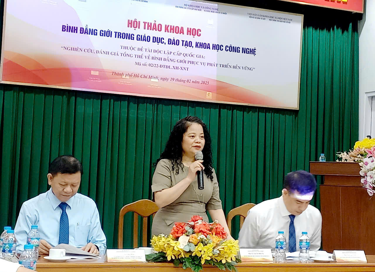 Thúc đẩy bình đẳng giới trong giáo dục, đào tạo, khoa học công nghệ