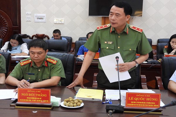 Đoàn kiểm tra liên ngành về trợ giúp pháp lý làm việc tại Hưng Yên