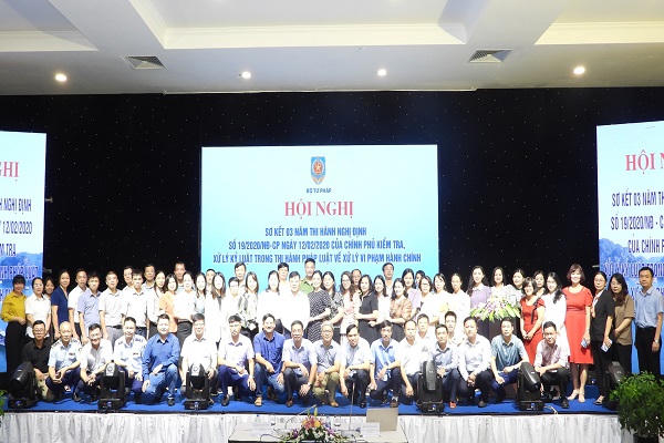 Hội nghị sơ kết 03 năm thi hành Nghị định về kiểm tra, xử lý kỷ luật trong thi hành pháp luật xử lý vi phạm hành chính