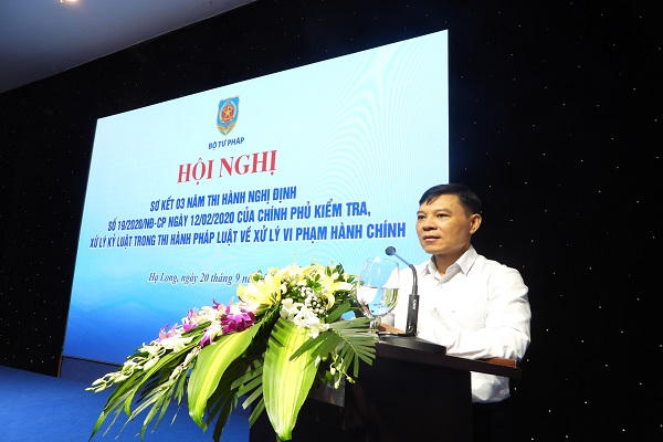 Hội nghị sơ kết 03 năm thi hành Nghị định về kiểm tra, xử lý kỷ luật trong thi hành pháp luật xử lý vi phạm hành chính