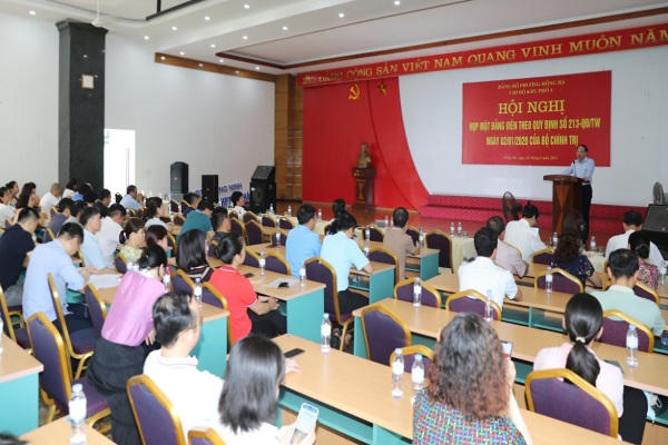 Bí thư Quảng Ninh dự Hội nghị họp mặt đảng viên nơi cư trú