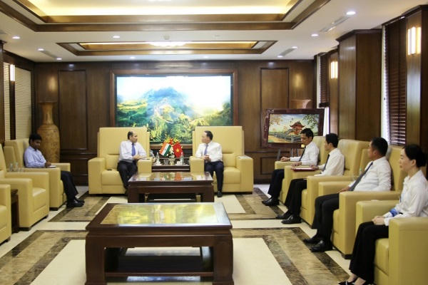 Đại sứ Ấn Độ sẽ truyền đạt đến các doanh nghiệp, nhà đầu tư, để tìm hiểu đầu tư vào Quảng Ninh