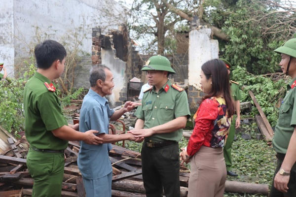 Công an tỉnh Quảng Ninh tập trung, chủ động ứng phó trước, trong và sau bão số 3
