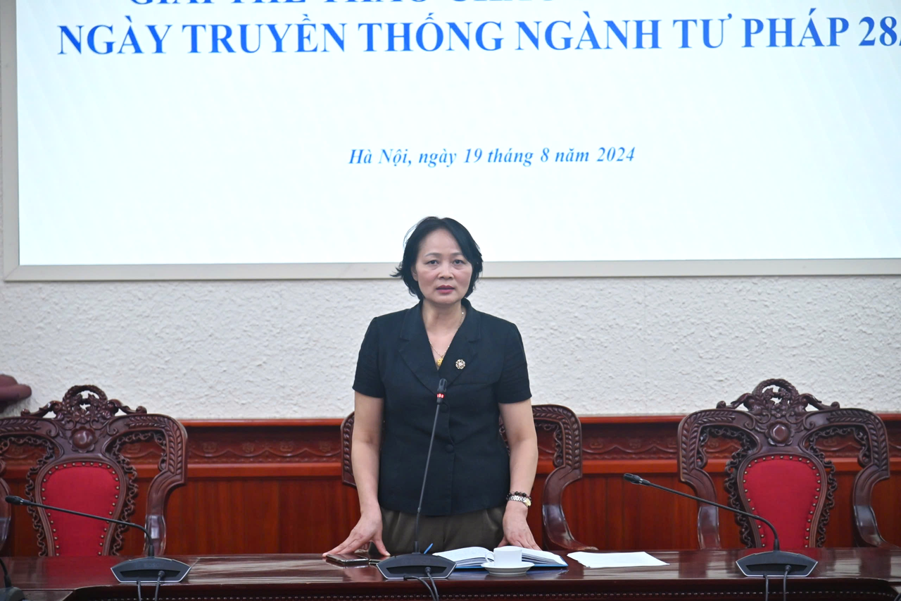 Bốc thăm Giải thể thao chào mừng 79 năm Ngày truyền thống ngành Tư pháp Việt Nam