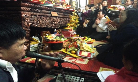 Nam Định: Hàng vạn người chen chân dự lễ khai ấn đền Trần