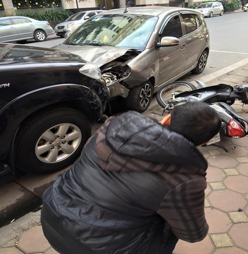 Nhân chứng thuật lại vụ tai nạn kinh hoàng trên phố Lê Đại Hành