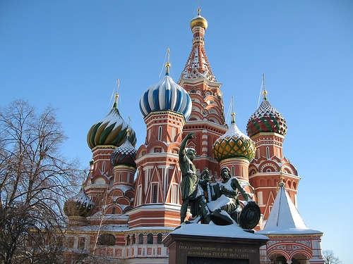 Nhà thờ Thánh Basil đẹp như lâu đài cổ tích tại Nga