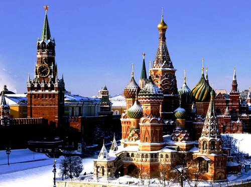 Nhà thờ Thánh Basil đẹp như lâu đài cổ tích tại Nga