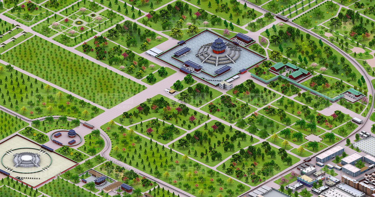 Tìm hiểu kiến trúc Thiên Đàn, Bắc Kinh, Trung Quốc