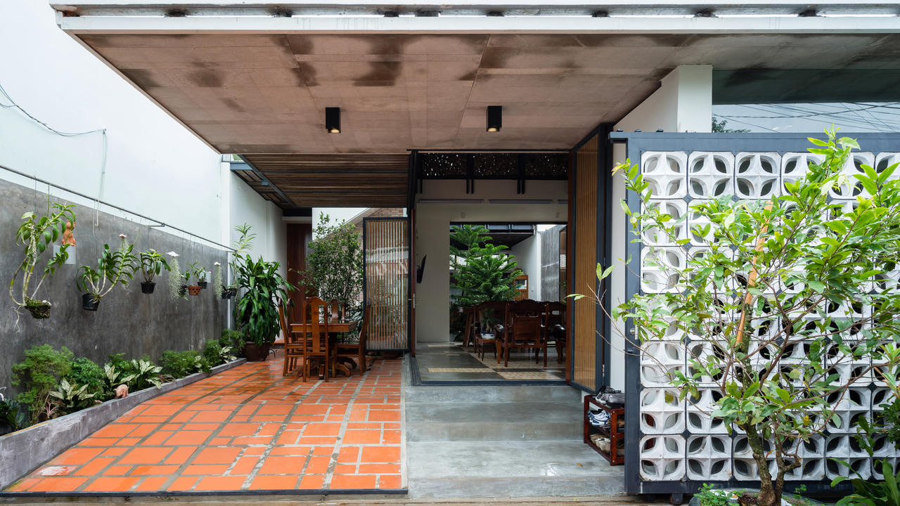 Chiêm ngưỡng ngôi nhà “nửa mái” đẹp mê mẩn