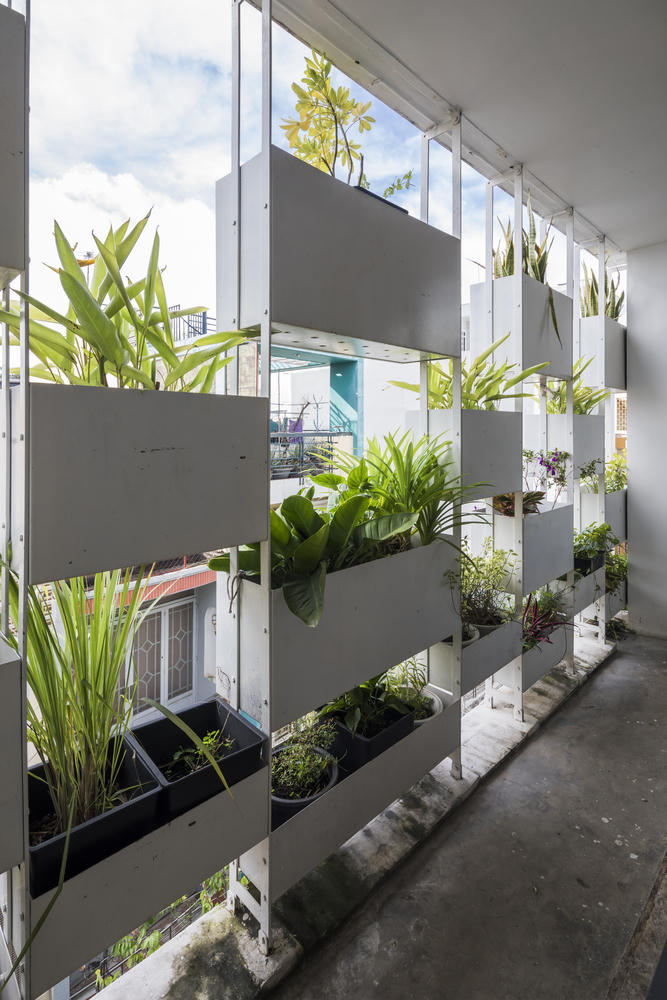 Ngôi nhà hướng Tây mát rười rượi nhờ sở hữu mặt tiền tràn ngập cây xanh 