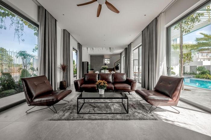 Ngắm nhìn biệt thự trắng ở Bình Dương 