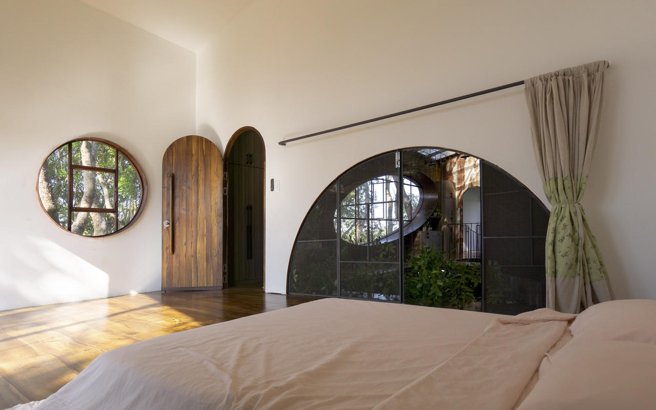 Ngôi nhà trên cây không cần điều hoà và có thể tháo rời, di chuyển