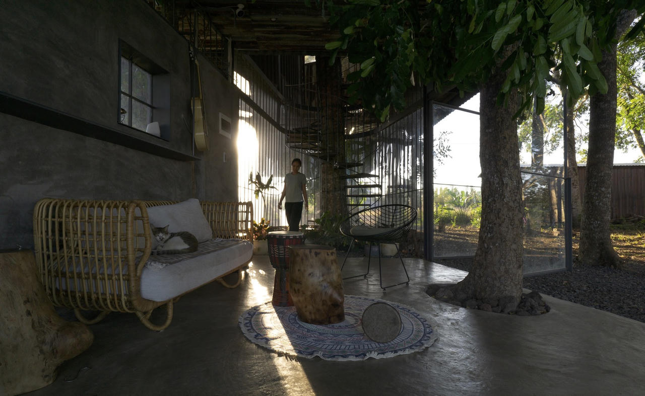 Ngôi nhà trên cây không cần điều hoà và có thể tháo rời, di chuyển