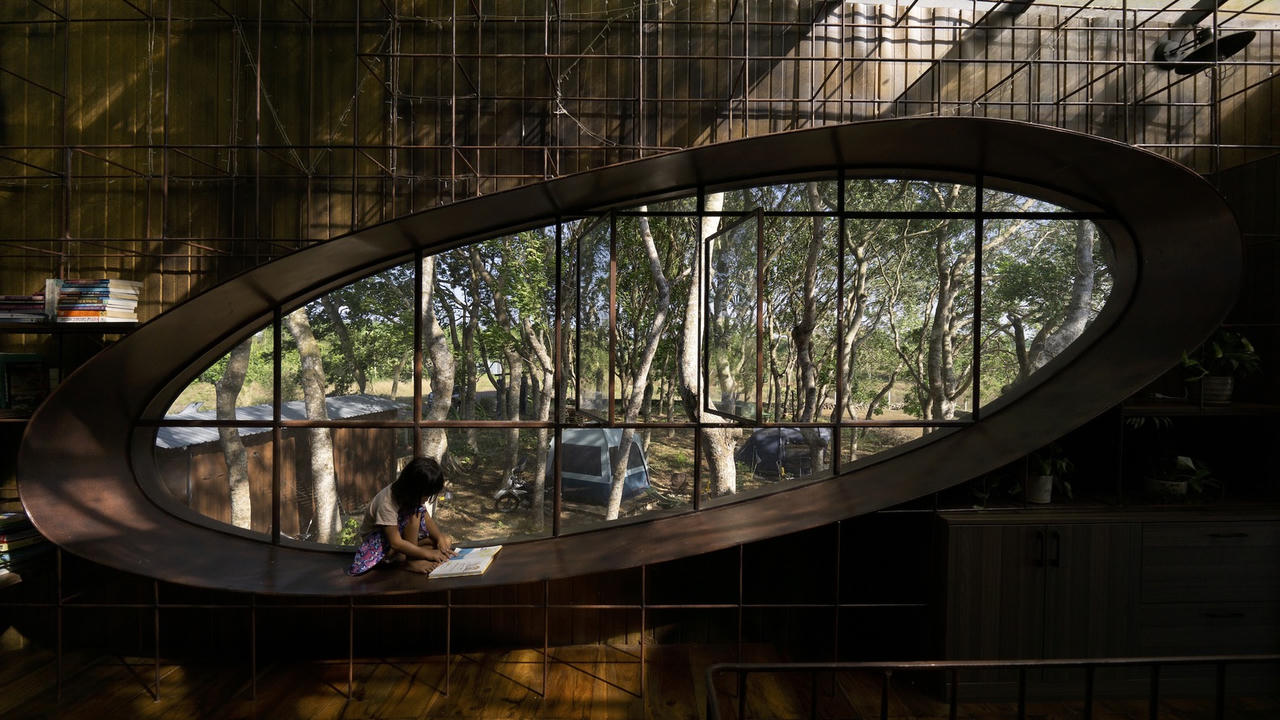 Ngôi nhà trên cây không cần điều hoà và có thể tháo rời, di chuyển