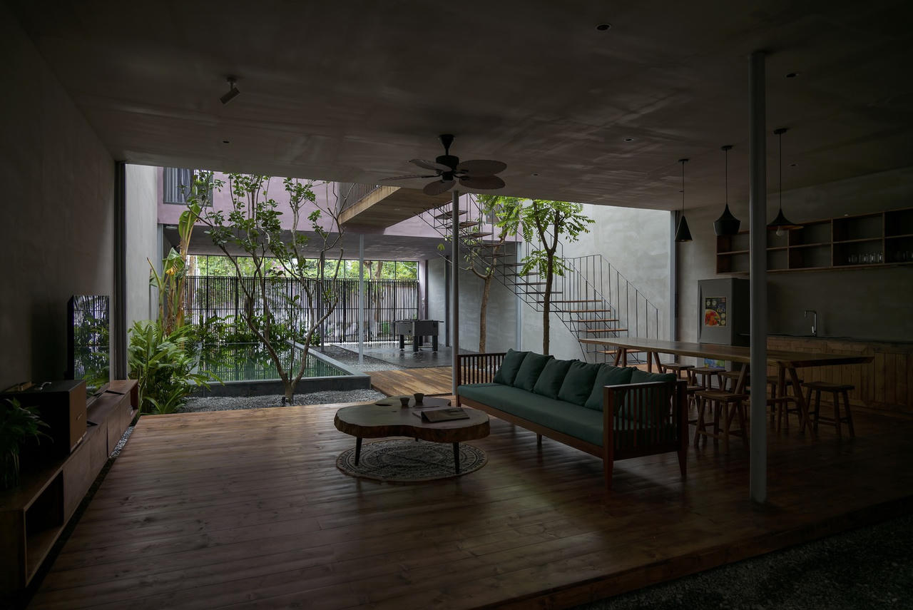 Ngắm nhìn ngôi nhà bằng vật liệu tái chế đẹp như Resort tại Vũng Tàu 