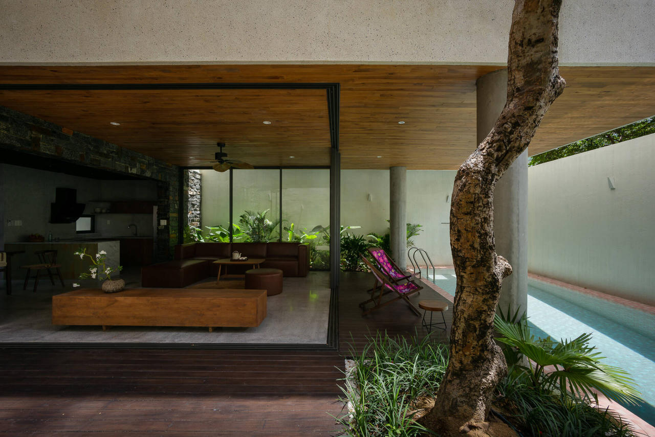 Chiêm ngưỡng công trình được ghép từ 2 biệt thự nhỏ siêu đẹp tại Đà Nẵng 