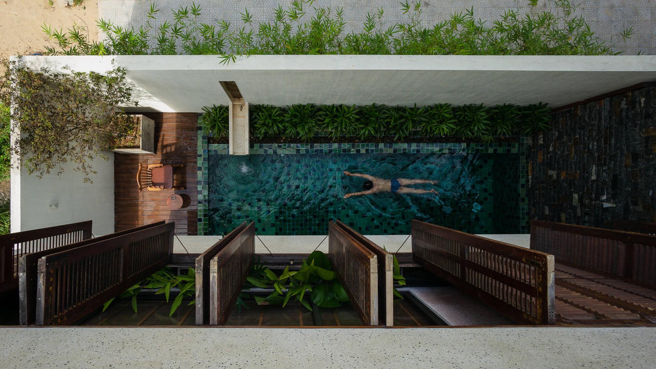 Chiêm ngưỡng công trình được ghép từ 2 biệt thự nhỏ siêu đẹp tại Đà Nẵng 