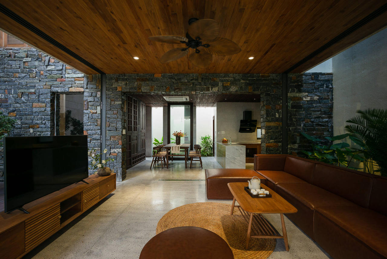 Chiêm ngưỡng công trình được ghép từ 2 biệt thự nhỏ siêu đẹp tại Đà Nẵng 