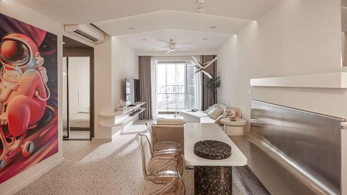 Ngắm nhìn Căn Hộ Mặt Trăng 85m² với phong cách thiết kế Futurism