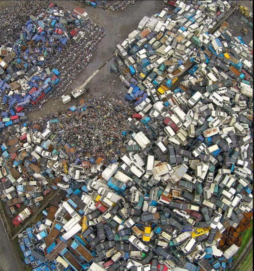 'Nghĩa địa' ô tô lớn nhất thế giới tại Trung Quốc