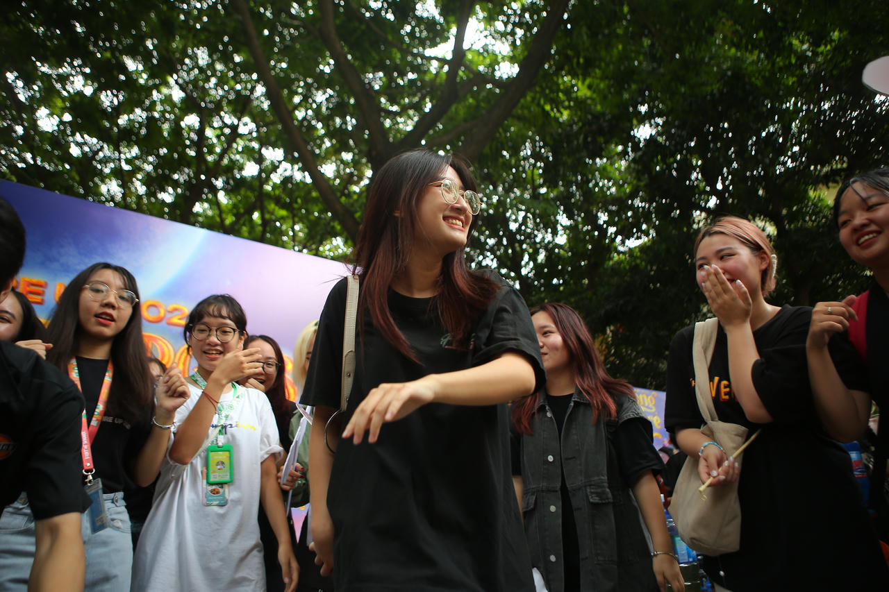 Ấn tượng với Ngày hội chào tân sinh viên trường Báo