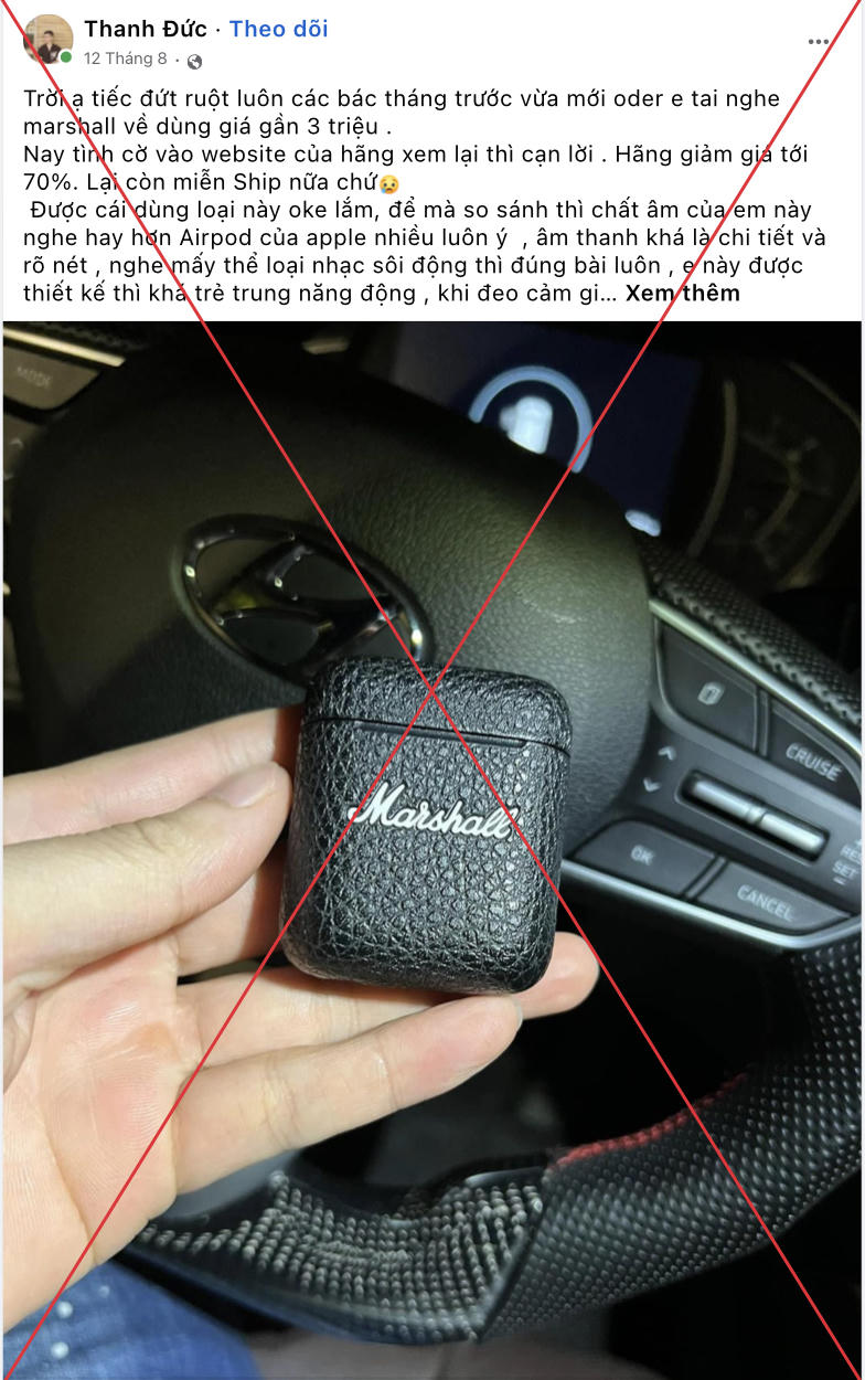 Cảnh giác trước tai nghe giả mạo gắn mác hàng chính hãng