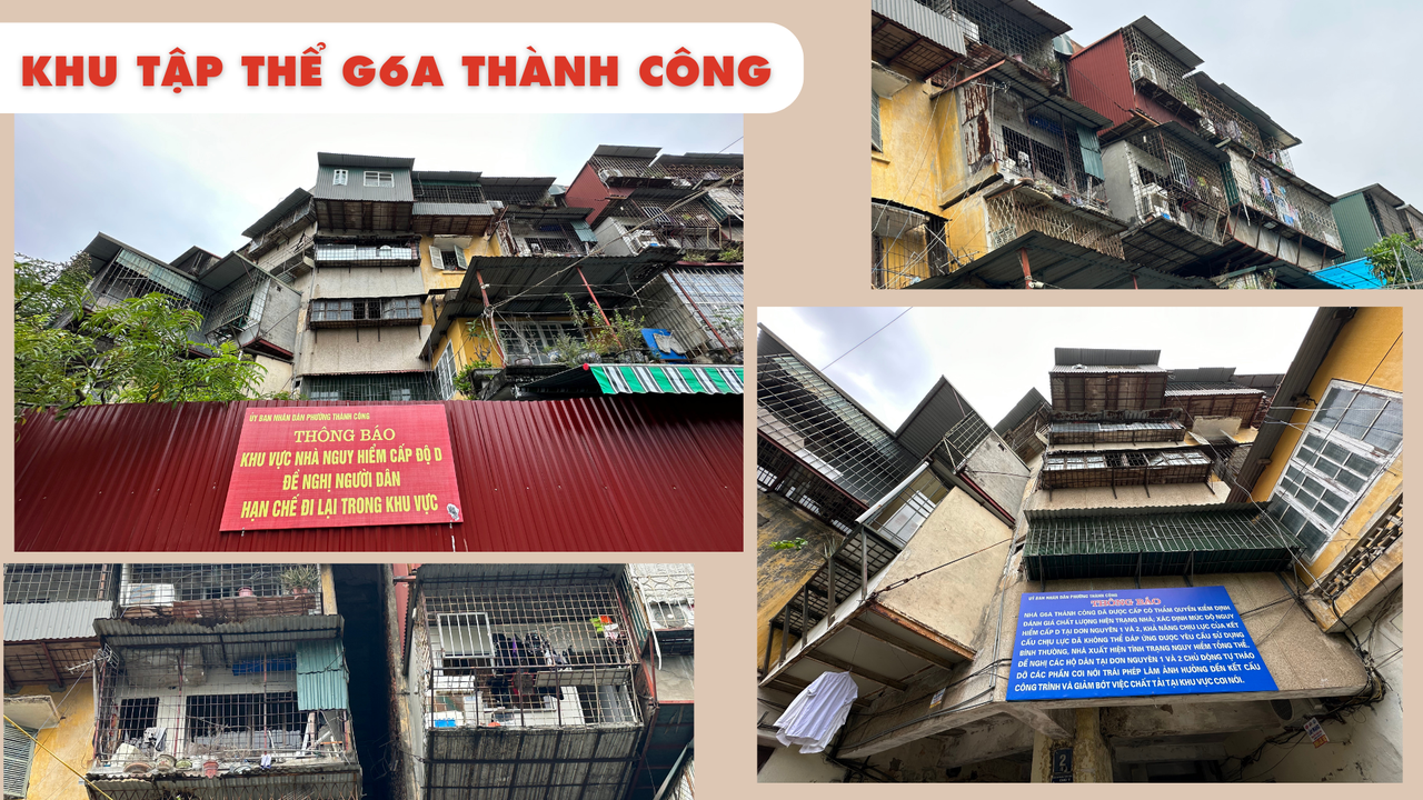 Truy tìm ‘rào cản’ công cuộc cải tạo, xây dựng mới chung cư cũ tại Hà Nội - Bài 1: Cận cảnh loạt công trình ‘dọa sập’