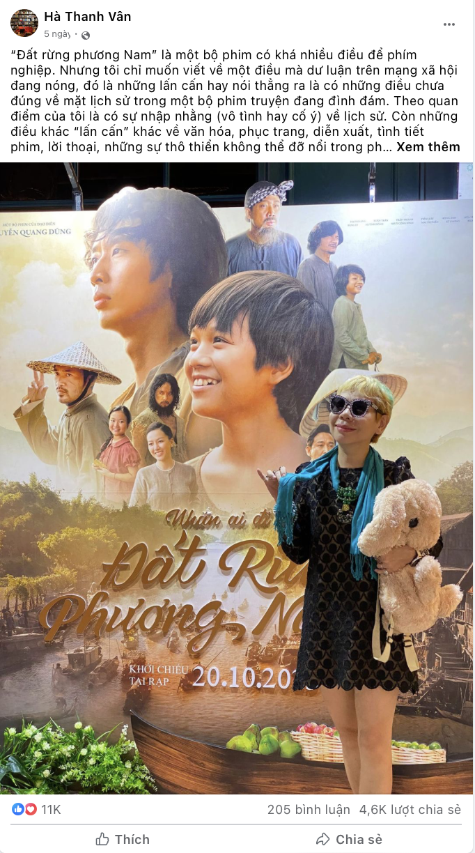 Cục Điện ảnh lên tiếng về bộ phim “Đất rừng phương Nam”