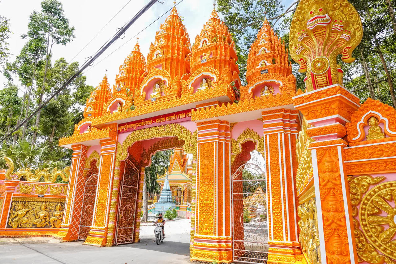 Ngôi chùa với hàng cây sao cổ thụ “độc nhất vô nhị” ở Sóc Trăng