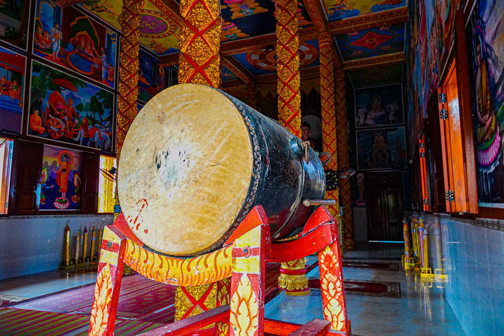 Độc đáo ngôi chùa Khmer với hàng trăm cây Thốt Nốt 