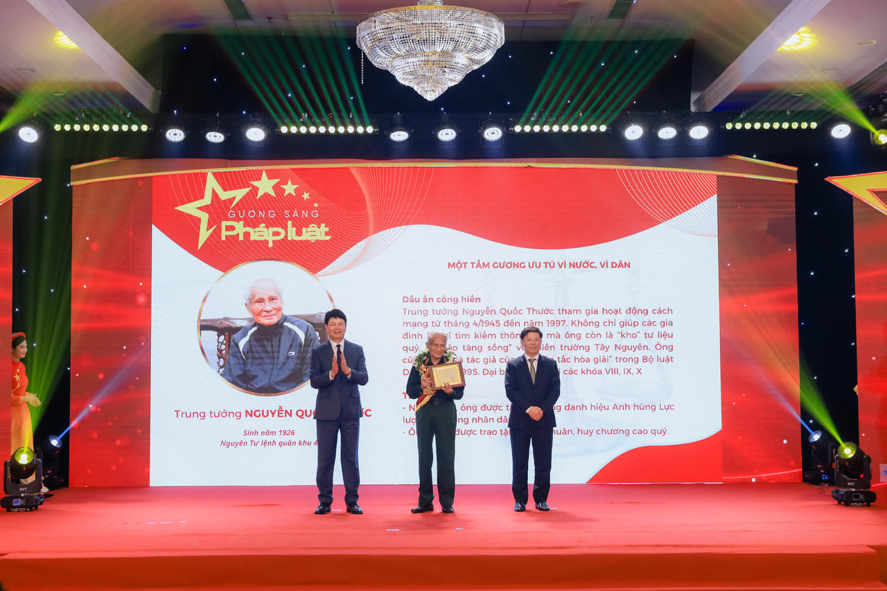 Các Gương sáng pháp luật được tôn vinh năm 2023