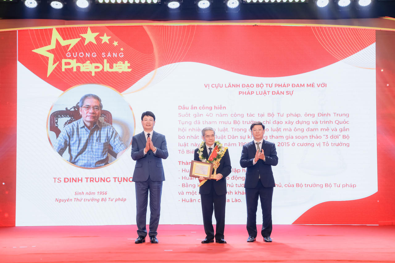 Các Gương sáng pháp luật được tôn vinh năm 2023