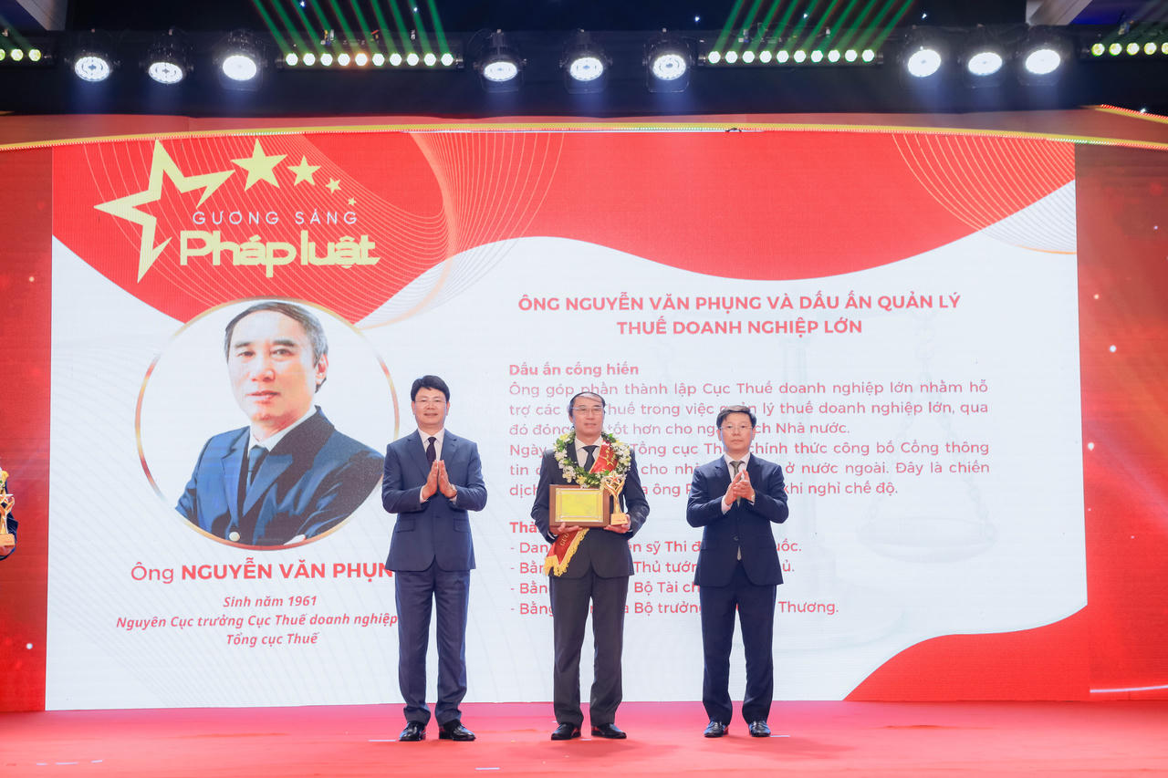 Các Gương sáng pháp luật được tôn vinh năm 2023