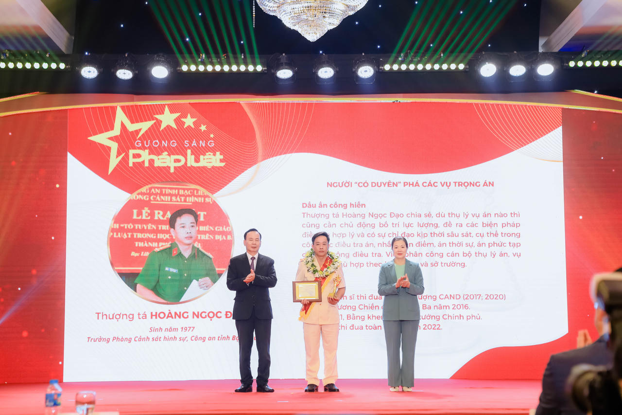 Các Gương sáng pháp luật được tôn vinh năm 2023