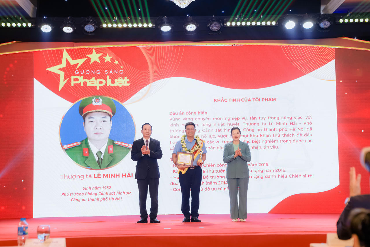 Các Gương sáng pháp luật được tôn vinh năm 2023